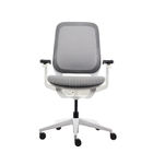 White NEOSEAT High Back Executive Chair With Headrest 350mm Nylon Base