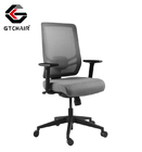 Height Adjustable Online Office Swivel Chairs Seat Paddle Control Ergonomic Mid Back