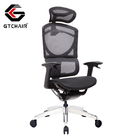 High Back Executive Office Chair With Headrest Ergonomic Adjustable Lumbar Support