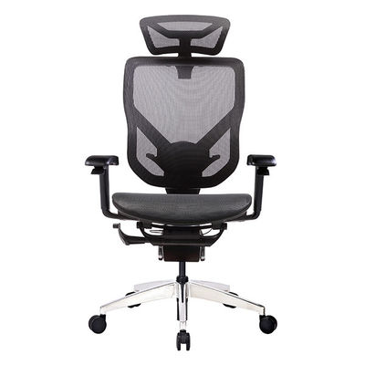 Black PA Plastic Ergonomic Revolving Chair High Elastic Wintex Mesh Chair Lumbar Support